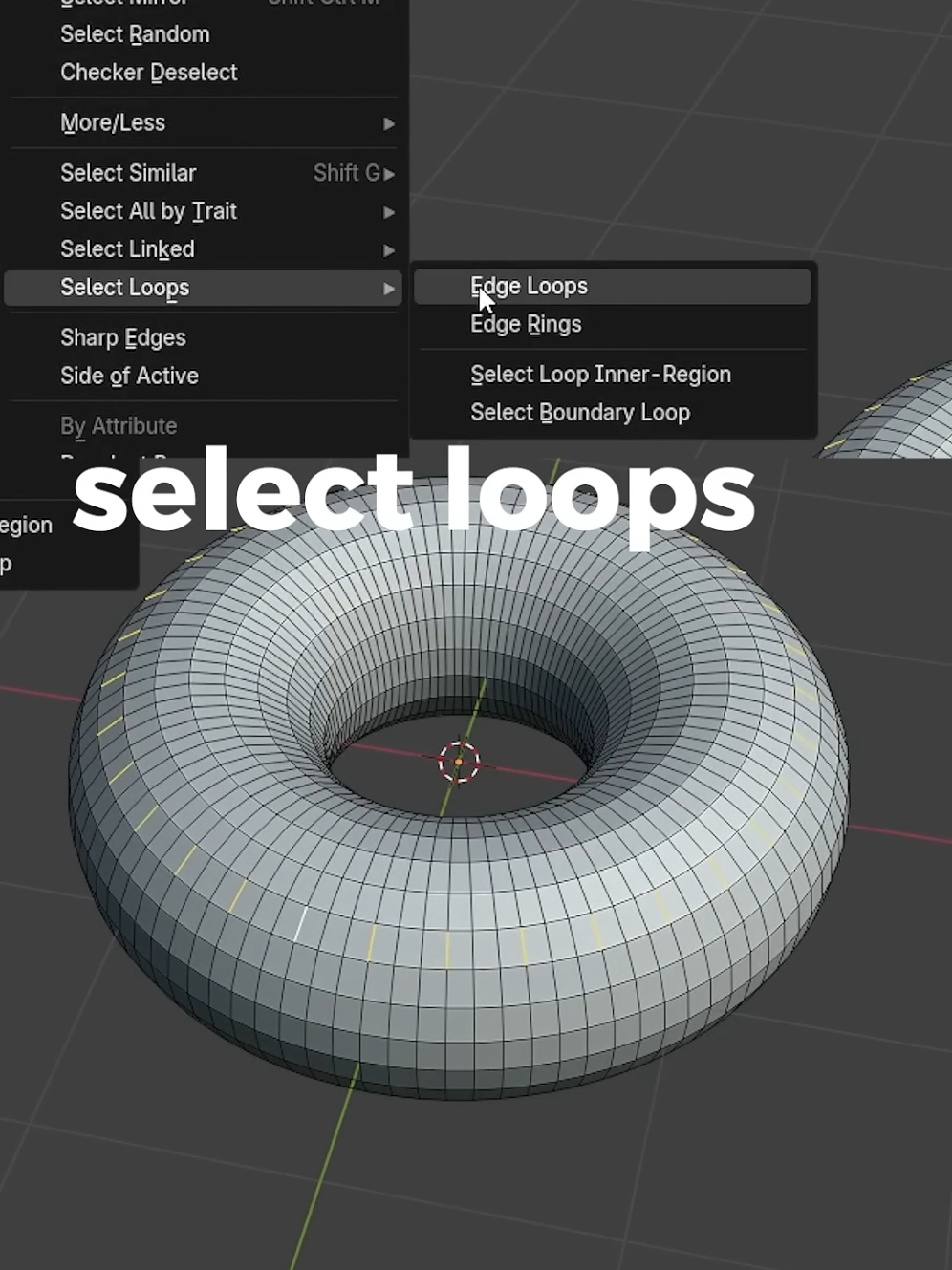Instantly improve edge loops by doing this :) #blender #blender3d #3dart #blendertips #cgartist #blenderhelp #topology 