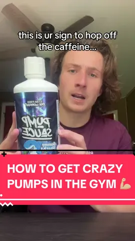 Want a better pump in the gym? Pump Sauce Gets A 9/10 From Me #pumpsauce #nonstim #caffeineaddiction #GymTok #preworkout #athlete 