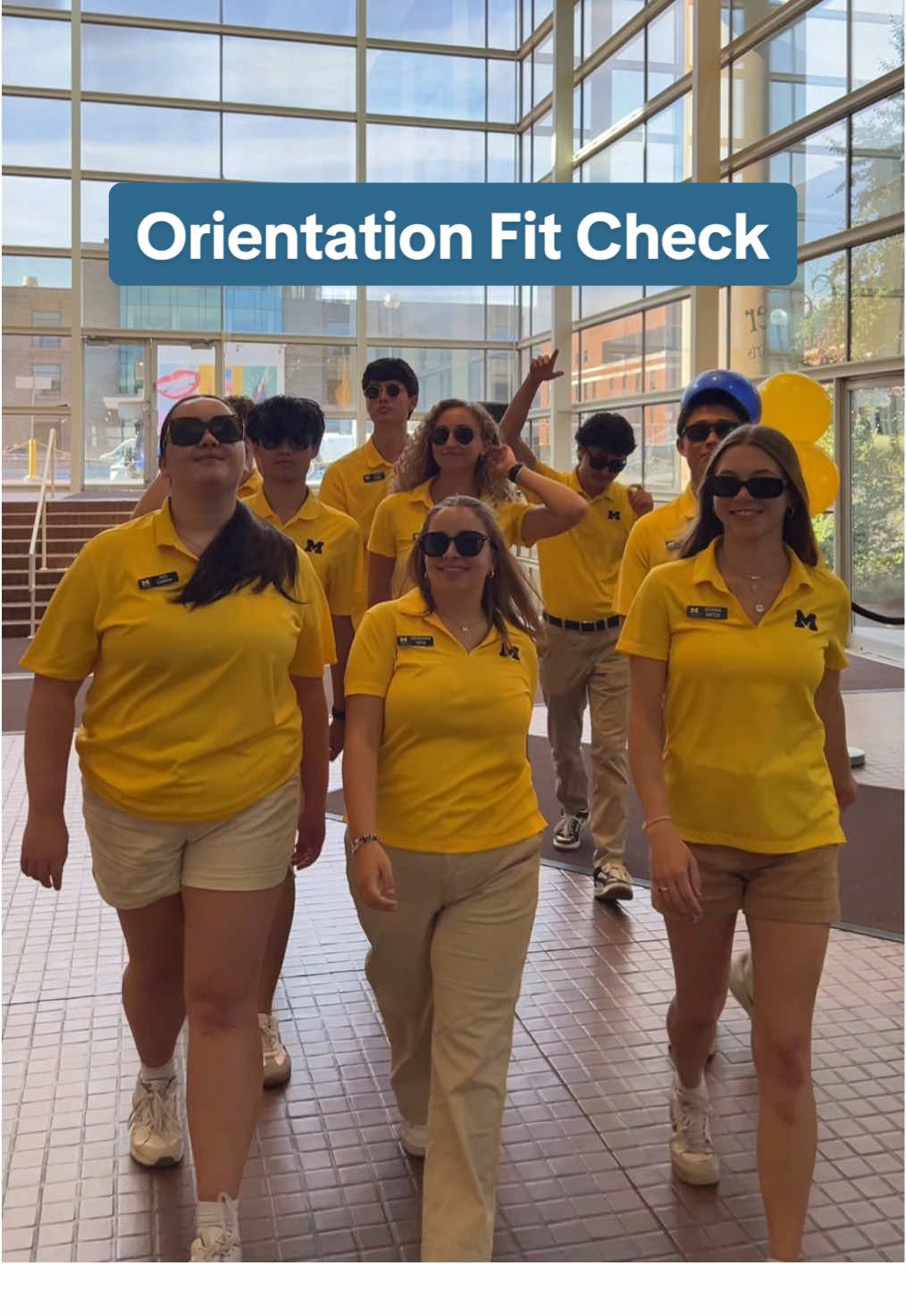 The Orientation Leaders are always throwing fits on campus! 😎 #UofM #UMich #Michigan #Orientation #OrientationLeader #CollegeLife 