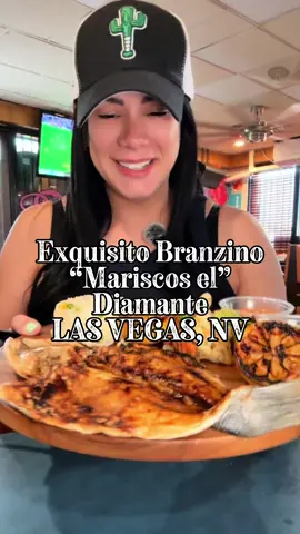 Prueba en #LASVEGAS este BRANZINO ZARANDEADO de @mariscoseldiamante 🐠🐠 #lasvegasfood #fyp #seafood #mexicanrestaurant 