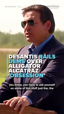 Florida Governor Ron DeSantis slammed Democrats over an “obsession” over Alligator Alcatraz, railing the political party for ignoring illegal migrant crime.  “I've never seen one of you show up to comfort an angel mom who's lost a child because of illegal alien crime,” DeSantis said.  #desantis #democrats #alligatoralcatraz #immigration #crime #deportation