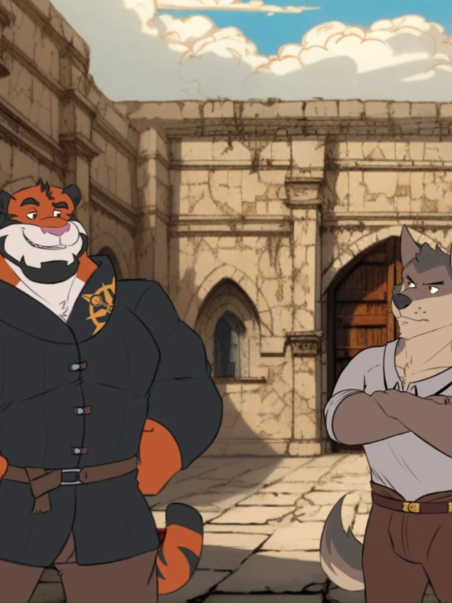 When the serious guy slaps back #furry #furryvn #demonswithinvn