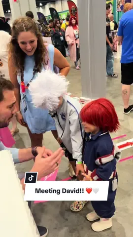 all because of a little TikTok 🥹 I’m teary editing this all together, the coolest experience!! thank you so much to everyone that was a part of making it happen and super plus ultra 🩵❤️ @RealMatranga @GalaxyCon 