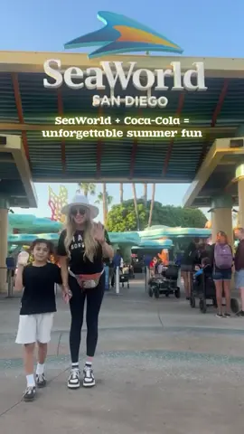 You’re a mom of four and still managed to scream on the coaster, sip the new Coca-Cola orange coconut float, and touch a jellyfish   From the whale show to the Sea Lion saloon experience, @SeaWorld San Diego brought ALL the summer magic — and @Coca-Cola kept us cool and refreshed every step of the way    Don’t miss out — SeaWorld has weekend concerts happening through mid-August, epic rides, animal encounters, and special Coca-Cola offers waiting for you. Grab your refillable cup, rally your crew, and plan your visit now! #ad #CityGirlGoneMomSummer