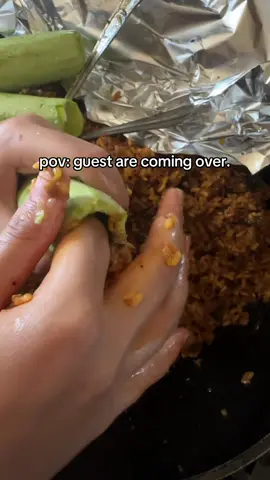 always gotta make the best of food #fyp #pov #fy #fypシ  ##محشي#s#stuffedeggplants#stuffedv#virala#ArabTikToka#arabm#muslimtiktokf#fooda#arabfoodr#relatable
