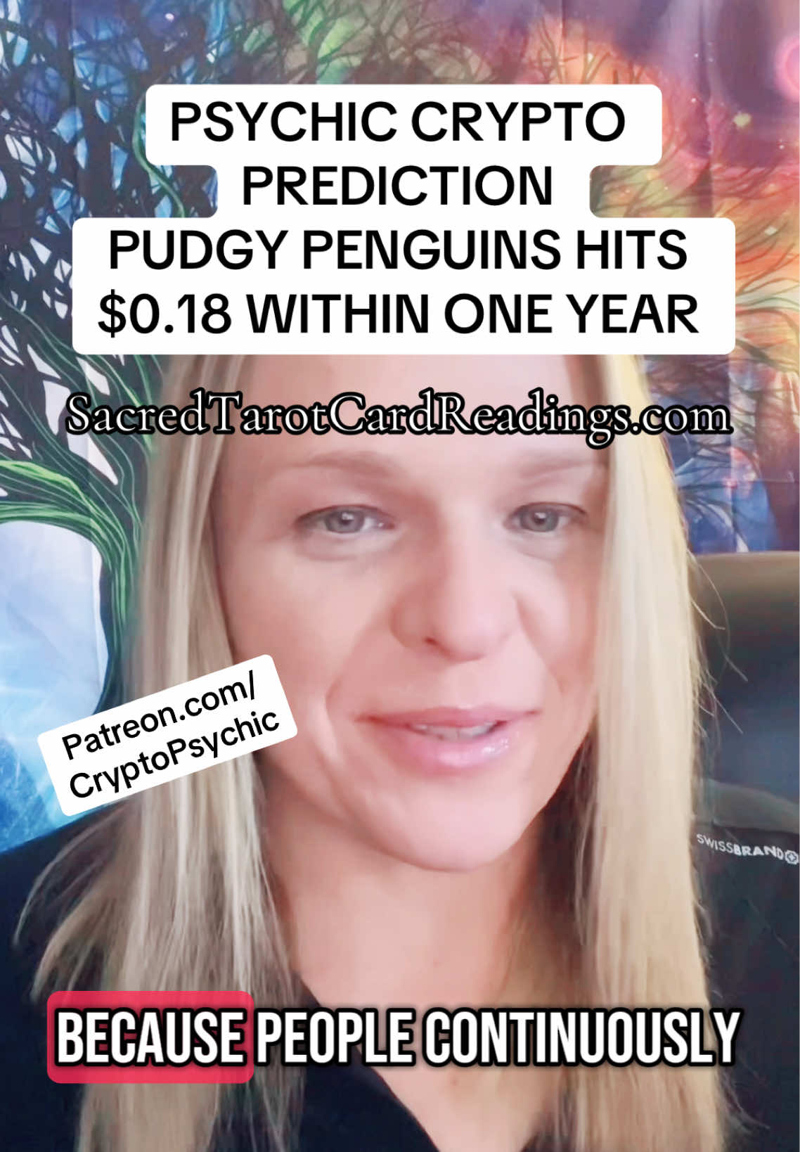 Psychic crypto prediction on pudgy penguins meme coin. This is not financial advice. I see this being worth about $0.18 within the next year from now. This reading surprised me for sure! #pengu #pudgypenguins #memcoin #penguintok #cryptonews #cryptomemes #cryptomeme #memecoinseason #altcoin #altcoinseason #digitassets #digitalassetnews #cryptonewsdaily #cryptok #cryptotok #cryptotrading #cryptoinvesting #retailinvestors #cryptoprediction #cryptoanalysis #daytrading #daytradingtips #cryptomarket #cryptopsychic #psychicprediction #memecoininvesting #bullrun #cryptomarketcap 