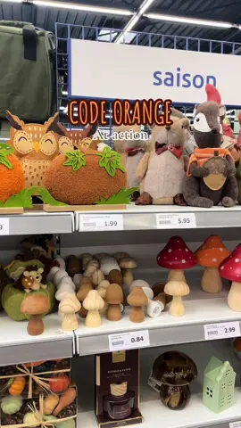 Code orange at action #autumn #action #haul #haulautumn #fyp 