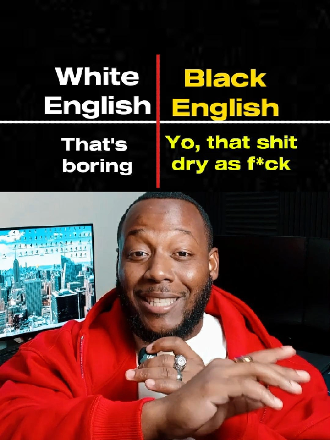 White English and Black English. #usa #usa🇺🇸 #English #Englishlessons  #fyp #viral #viralvideo  #nigeriantiktok🇳🇬 #haitiantiktok🇭🇹 #brazil🇧🇷 #france🇫🇷  #russia #russia🇷🇺 #ghanatiktok🇬🇭 #DR #nigeriantiktok🇳🇬  #dubai🇦🇪 #bahamiantiktok🇧🇸 #argentina🇦🇷 #foryou #jamaicantiktok🇯🇲viral  #jamaicantiktoker🇯🇲🇯🇲 #domicana🇩🇴 #english #usa🇺🇸 #englishtips  #englishteacher #pronounciation
