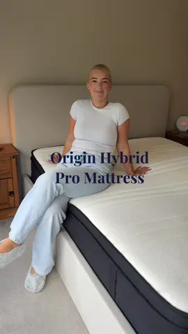 I truly have never slept better🛌💤💙🫶🏻 I recently got the origin hybrid pro mattress as well as their pillows and I can honestly say it’s the comfiest thing I’ve ever slept on, our bed feels like a hotel bed and I’m so excited to get into it every night! I know buying mattresses online can feel risky but trust me if you’re in the market for a new mattress definitely give origin a go! 💙Origin have very kindly provided a discount code for £20 off until the 23rd October 2025 - RosieE20Off2307 @originmattress #originmattress #originmattressuk #sleep #sleephygiene #newmattress #mattressreview #origin #gifted 