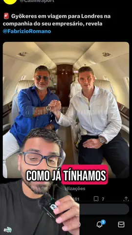 Gyokeres a caminho de Inglaterra 🔥 #futebol #ligaportugal #sporting #gyokeres #arsenal #transfermarkt #fy 