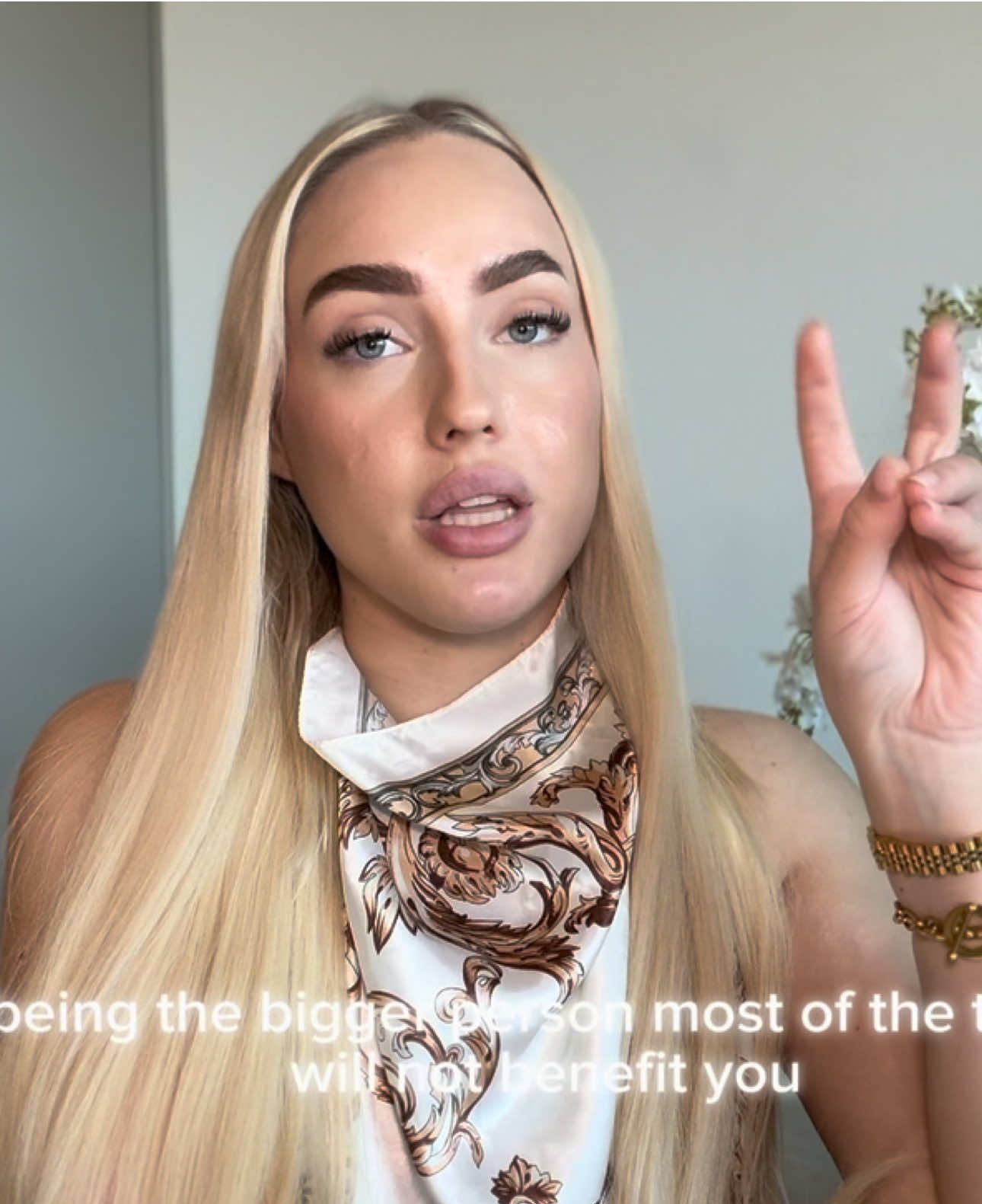 “be the bigger person” is a LIE meant to silence you. full video YT: graciedraskovich #harshtruth #psychology #mindset #mentality 