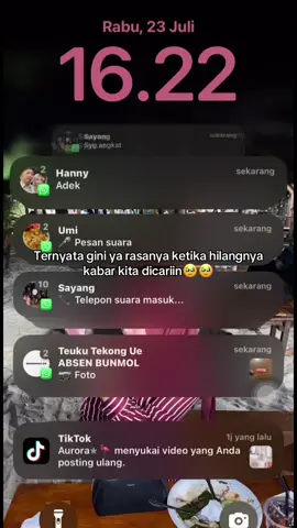 Oh jadi gini ya rasanya ngambek di bujuk,oh gini ya rasanya hilang di cari in,oh gini ya ya rasanya di usahain,oh gini ya rasanya di prioritaskan,oo gini ya rasanya di cintai dan di sayang banget sama pacar sendiri,maap ya mungkin terlalu lebay tapi baru ini hilang ku di cari,maksih banyak ya sayang🥹🫶🏻🫂#spam#bucin #fypシ゚ 