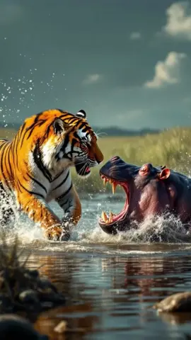 👉 For more deadly animal comparisons and wild nature facts, visit vigdee.com Tiger vs. Hippo — which of these powerful animals is more deadly? In this wildlife face-off, we compare two of the most dangerous animals on Earth. The tiger is a stealthy predator with explosive speed, razor-sharp claws, and a bite made for the kill. The hippopotamus, though herbivorous, is one of the most aggressive and territorial animals alive—with jaws strong enough to snap a crocodile in half. Which one would you rather not meet in the wild? This animal battle breaks down tiger vs. hippo strength, bite force, behavior, and real-life danger. Watch until the end and comment below your guess: Who do YOU think is more deadly—tiger or hippo? #tiger #hippo #versus #deadlyanimal #animals #animal #AnimalFacts #endangeredspecies #mammal #DeadlyAnimals #vigdee