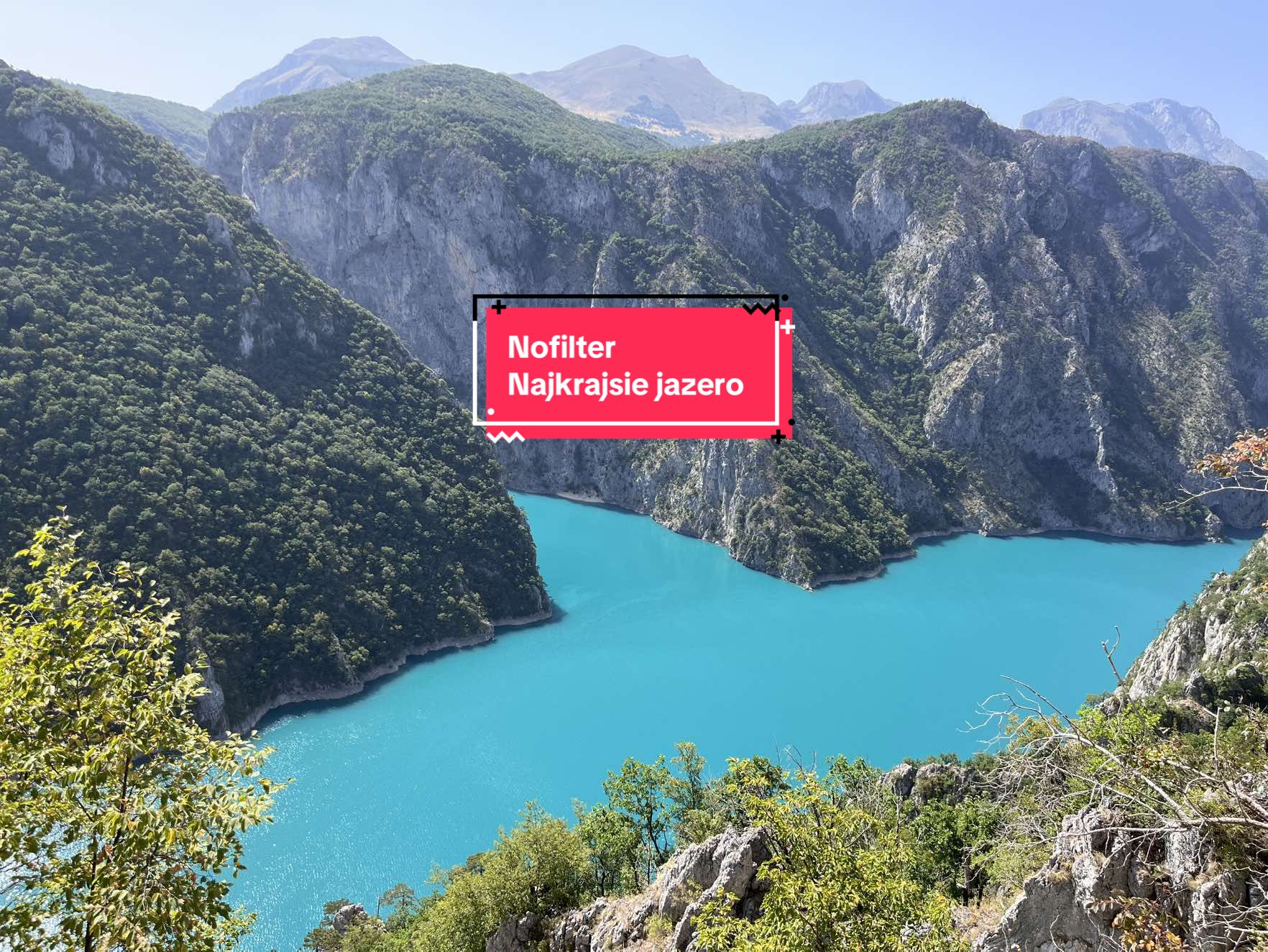 Piva Lake Montenegro🩷  Kempovanie po svete🩷 . . #kempujeme#camp#pivalake#ciernahora#lake#svet#couple
