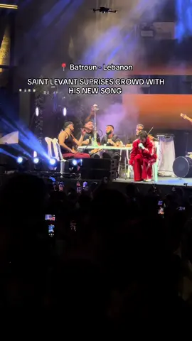 Batroun - you heard it first ❤️‍🔥 #saintlevant #saintlevantnewrelease #saintlevantconcert #batrounlebanon🇱🇧❤ #batrounfestival 