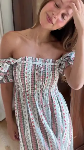 @Ari wears the Scarlett in Cosmos Floral, available now 🧡 #hillhouse #napdress #styleinspo #OOTD 