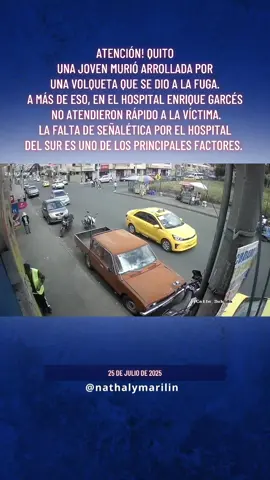 ATENCIÓN! @AMTQuito @Policía Nacional del Ecuador @Ejército Ecuatoriano @CRISCORDOVAEC @DanielNoboaOK @TVCEcuador #noticias #Quito #tránsito 