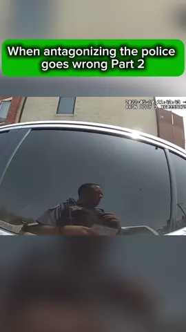 When antagonizing the police  goes wrong | Part 2 #fyp #police #cops #bodycam #viralbodycam #viral #shocking #stupid 