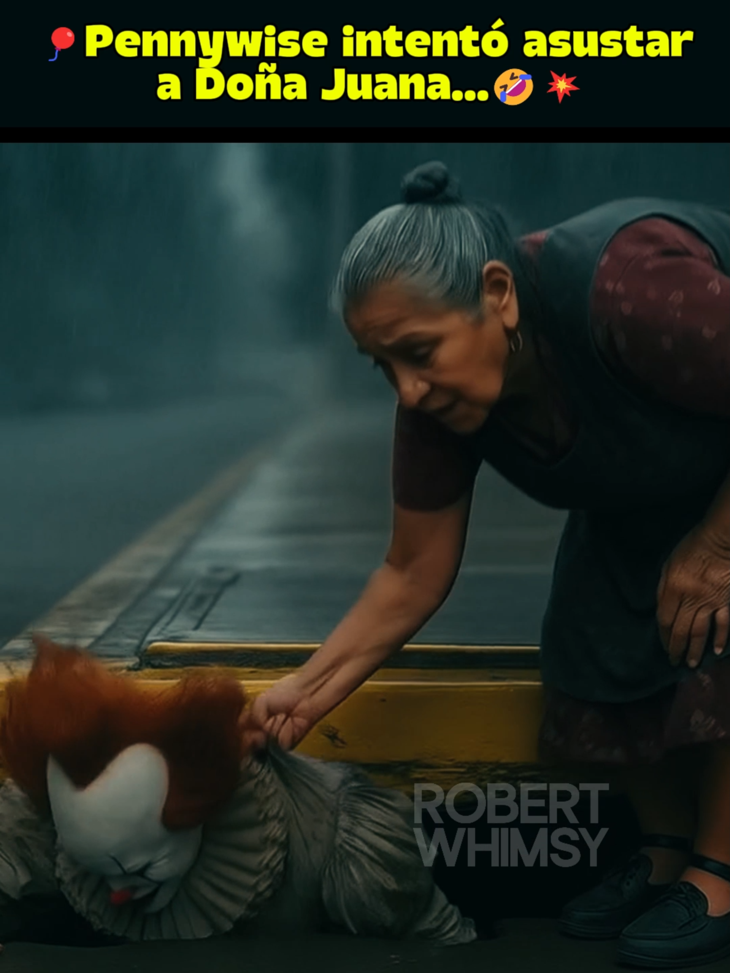 🎈 #pennywise  intentó asustar a Doña Juana #humor #chistes #comedia #risas #divertido  #doñajuana #viraltiktok #robertwhimsy #humortiktok