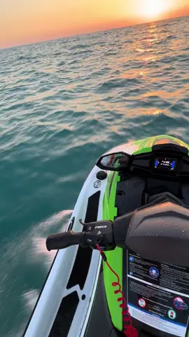 #jetski #sunset 