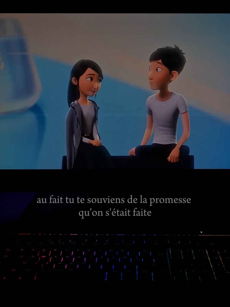 tu te souviens de la promesse qu'on s'était faite... #anime #animeedit #sad #Love #citation 