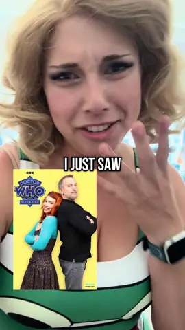 Fully melting down in my sdcc hotel room over this photo for the Doctor Who audio series 😭 I'm so sorry I'm dressed like the Klimpaloon for this video but I just got back from the Phineas and Ferb panel 😭 #billiepiper #christophereccleston #doctorwho #whovian #rosetyler #9thdoctor #doctorwhoreaction #reaction #reactionvideo #fangirl #doctorwhofans 