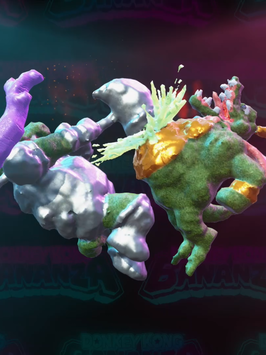Had a vision and had to make one more deltarune DK artist sculpture! behold the reptilian rivals >:) - #deltarune #undertale #dkartist #donkeykong #donkeykongbananza #gersonboom #kingkrool 