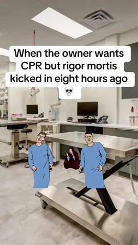 I know denial is a river in Egypt real but come on now 😫#veterinarymedicine #vetmed #vetmedlife #veterinarytechnician #vettech #ervettech #vettechhumor #vettechtok #vettechlife #vettechsoftiktok #cpr #darkhumourandjokes #MemeCut #Meme 