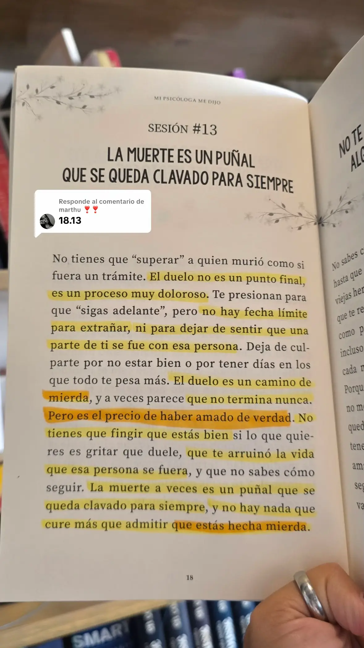 Respuesta a @marthu ❣️❣️ #librosrecomendados #libros #mipsicologomedijo #librosenespañol #libroslibroslibros 
