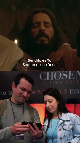 E pra você? Como foi assistir à bênção de Jesus ao casamento, cena da Temporada 5? ☺️ Durante a ExpoCatólica, ouvimos relatos emocionantes de quem assistiu a essa cena e agora queremos saber o seu! Conta aqui nos comentários como esse momento te tocou. ❤️ Assista à Temporada 5 exclusivamente no Prime Video.