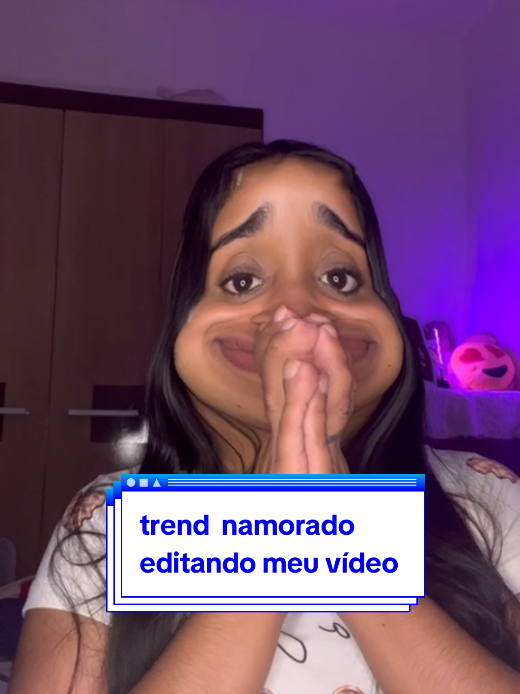 Meu namorado que editou eai oq acharam? 🤣🤣🤣 #namorado #trend #makeup #entregattk #meme 