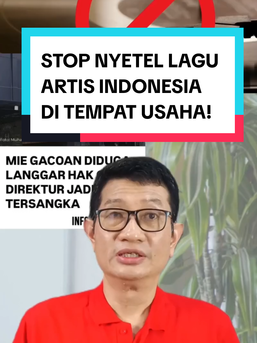 VIRAL! Nyetel lagu Indonesia di tempat usaha bisa kena pidana? Simak selengkapnya di @rickichsan  #fyp #umkm #gacoan #musik #laguindonesia #musikviral #pebisnis #pengusaha #edukasibisnis #viral 