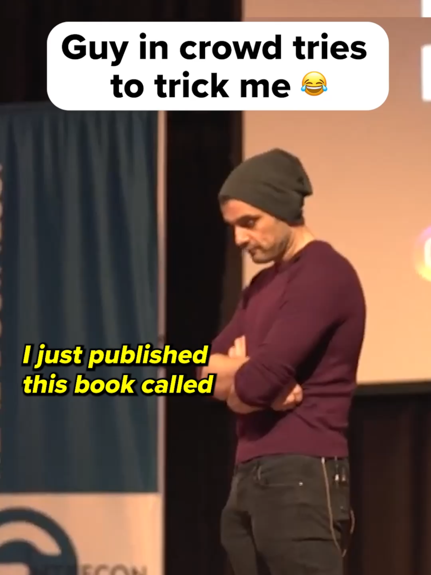 Bet he didn’t expect that answer 😂