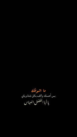 #السلام على سلطان كربلاء ابا الفضل العباس 👑#كفيل_قلبي_مولاي_يااباالفضل #ياقمر_بني_هاشم #ياعباس 