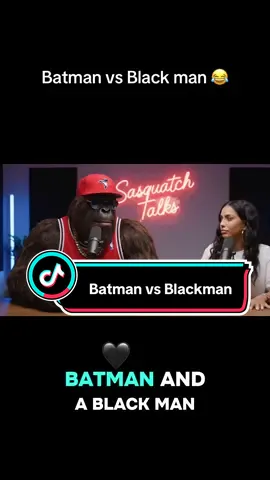 Batman vs Black man 😂#😂#bigfoot #bigfootvlog #bigfootisreal #humor #BlackTikTok #comedyvideo 