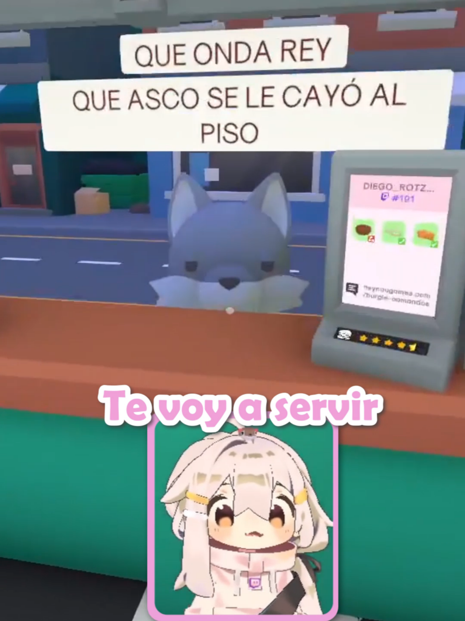 No se me cayó, no se me cayó #gamstergaming #gamster #fyp #twitchclip #burgiescozykitchen