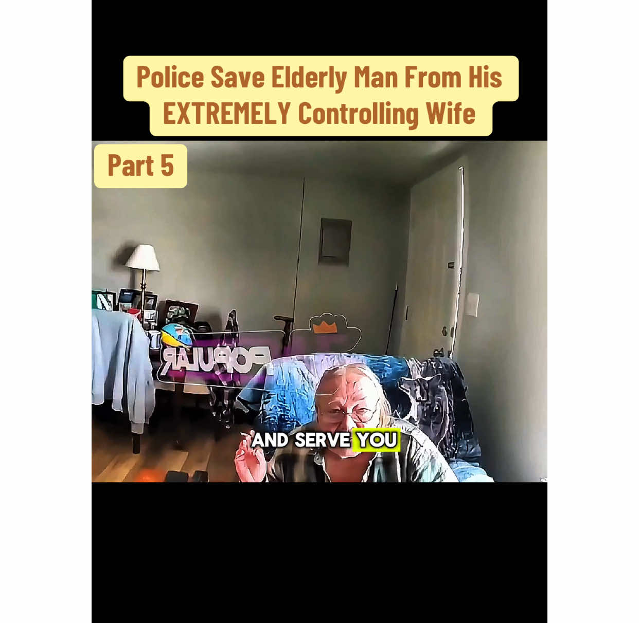 Police Save Elderly Man From His EXTREMELY Controlling Wife #cops #copsoftiktok #law #arrested #viral #trending #bodycam 