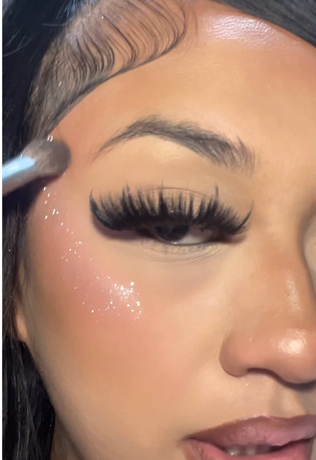 My OG’s know Ive been using this forever, I never switch up my glittery base 😩😍 #fypシ #sparklymakeup #makeup #beauty #glittermakeup 