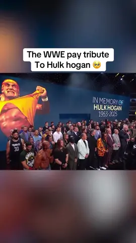 The WWE pay tribute To Hulk hogan 🥺 #hulkhogan #WWE 