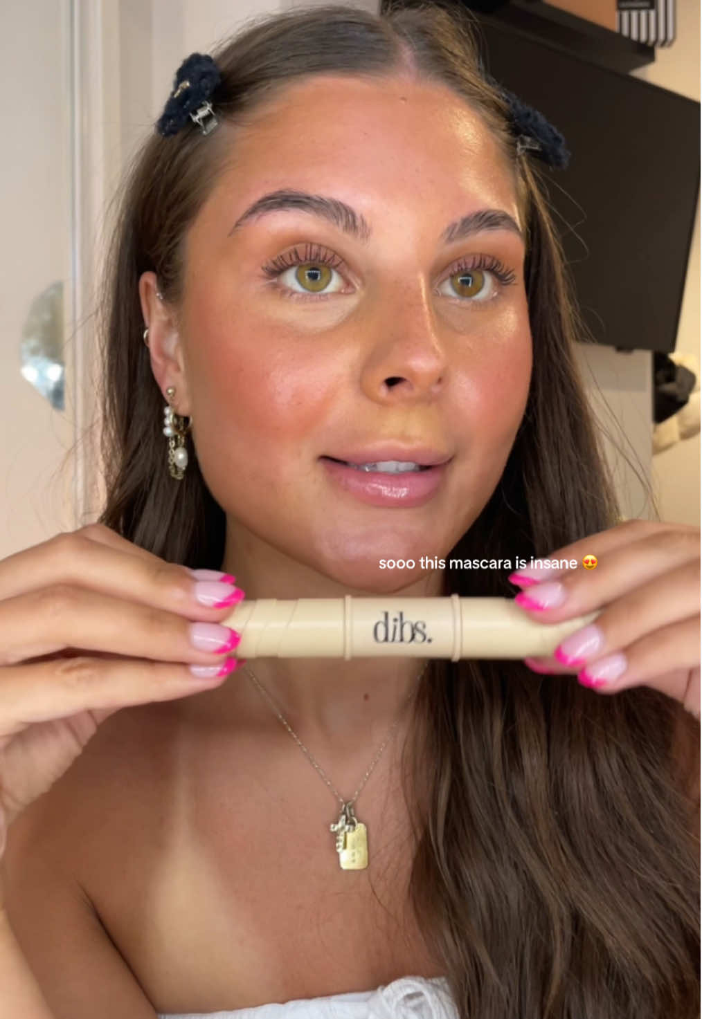 sooo this mascara is insane @DIBSBEAUTY launching 8/1. 😍 #beauty #makeup #mascara #fypシ #makeuptok #makeupreview 