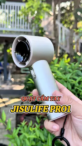 Quạt cầm tay cao cấp JisuLife Pro1 với 100 cấp độ gió mạnh mẽ, thiết kế sang trọng, làm mát hiệu quả #quattichdien #quatcamtay #jisulife #shoputni #saleluongve 
