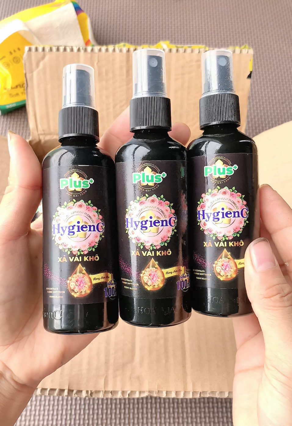 COMBO 5 CHAI XỊT VẢI KHÔ THƠM QUẦN ÁO HYGIENC #homnaymuagi045 #xuhuong #xitthomquanao #xitvaikhoquanao #hygienC 