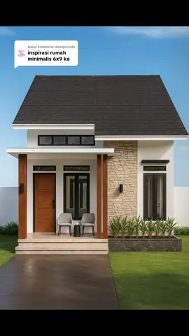 Membalas @aleniprivate rumah ukuran 6x9 ada 3 kamar #desainrumah #rumahminimalis #arsitekrumahku 