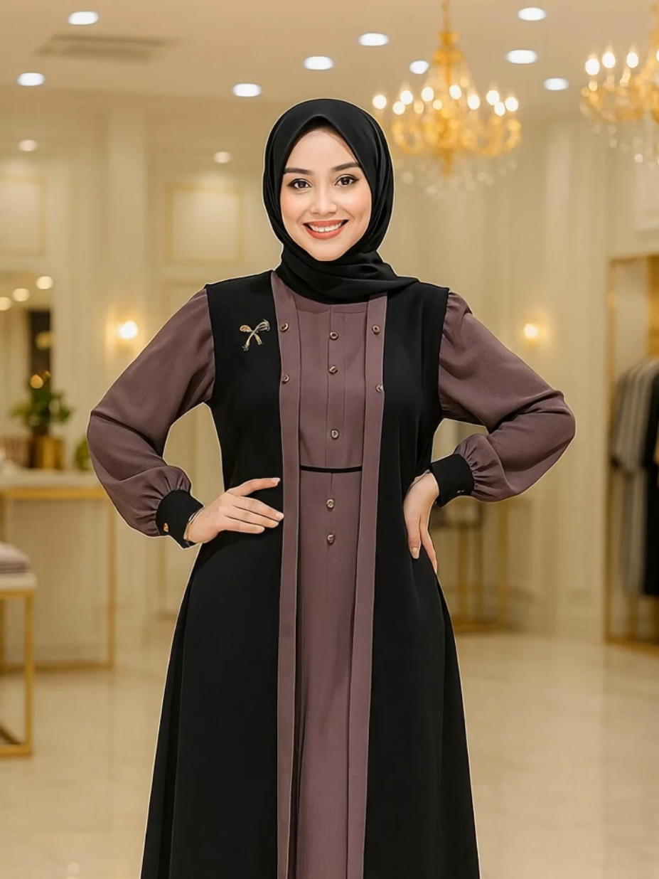 Gamis syari Medina - Gamis Mus