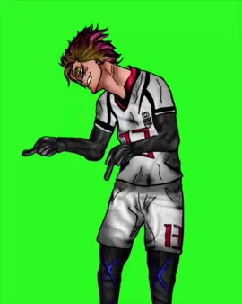 blue lock animation fond vert for edit #bluelock #greenscreen #greenscreenvideo #foredit #foru #bluelockanimation 