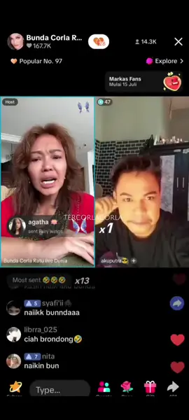 Live Bareng Bunda Corla @Bunda Corla Ratu live Dunia @@bundacorlaofficialss2  #bundacorla #corla #corla_2 #anakbundacorla #livebareng #live #trending 