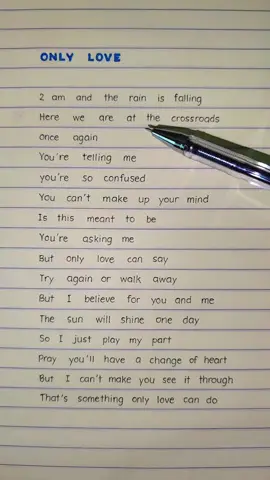 Only love🎶  Music belongs to the rightful owner #penmanship #lyrics #karaoke #duet 
