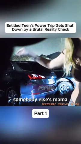 Entitled Teen’s Power Trip Gets Shut Down by a Brutal Reality Check #police #cops #bodycam 