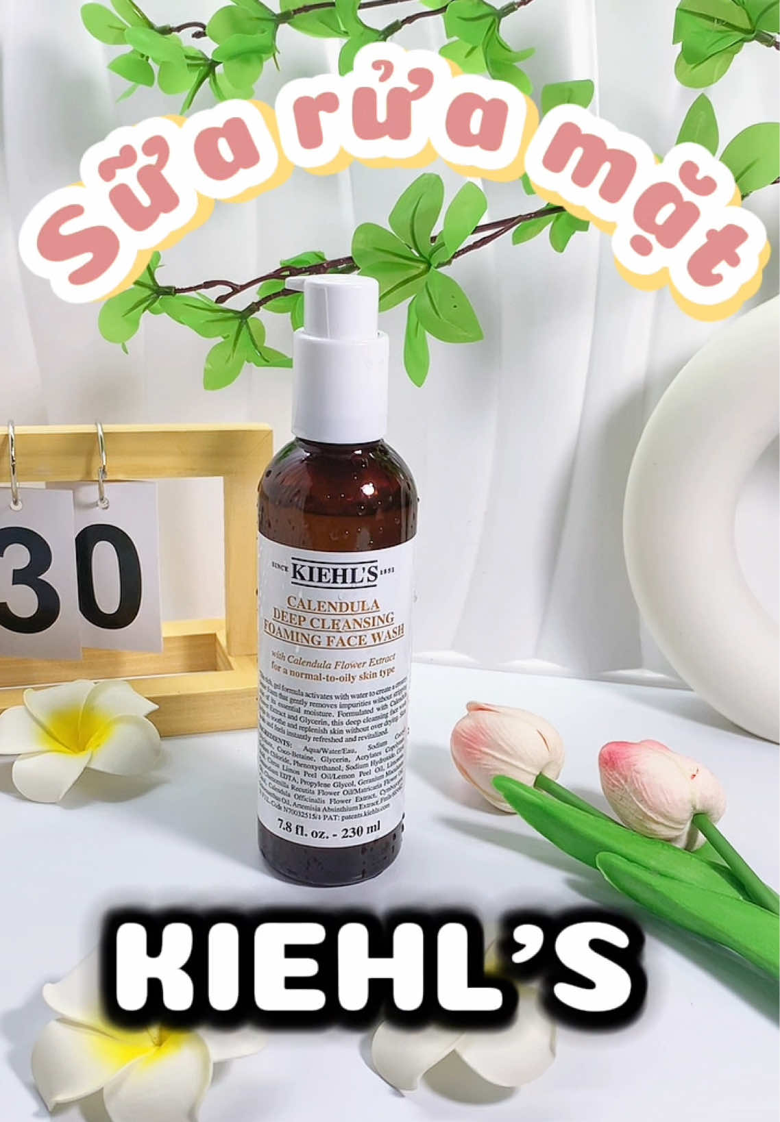 Công thức dịu nhẹ cho da của bạn😊 #suaruamatkiehls #diunhelanhtinh #viraltiktok #fyp 