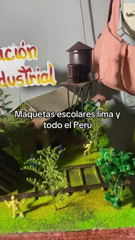 Maqueta escolares experimentos 